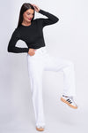 Martha White High Rise Wide Leg Stretch Jeans