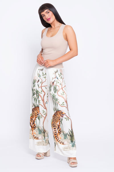 Perla taupe sleeveless vest top