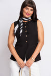 Blair black tailored waistcoat