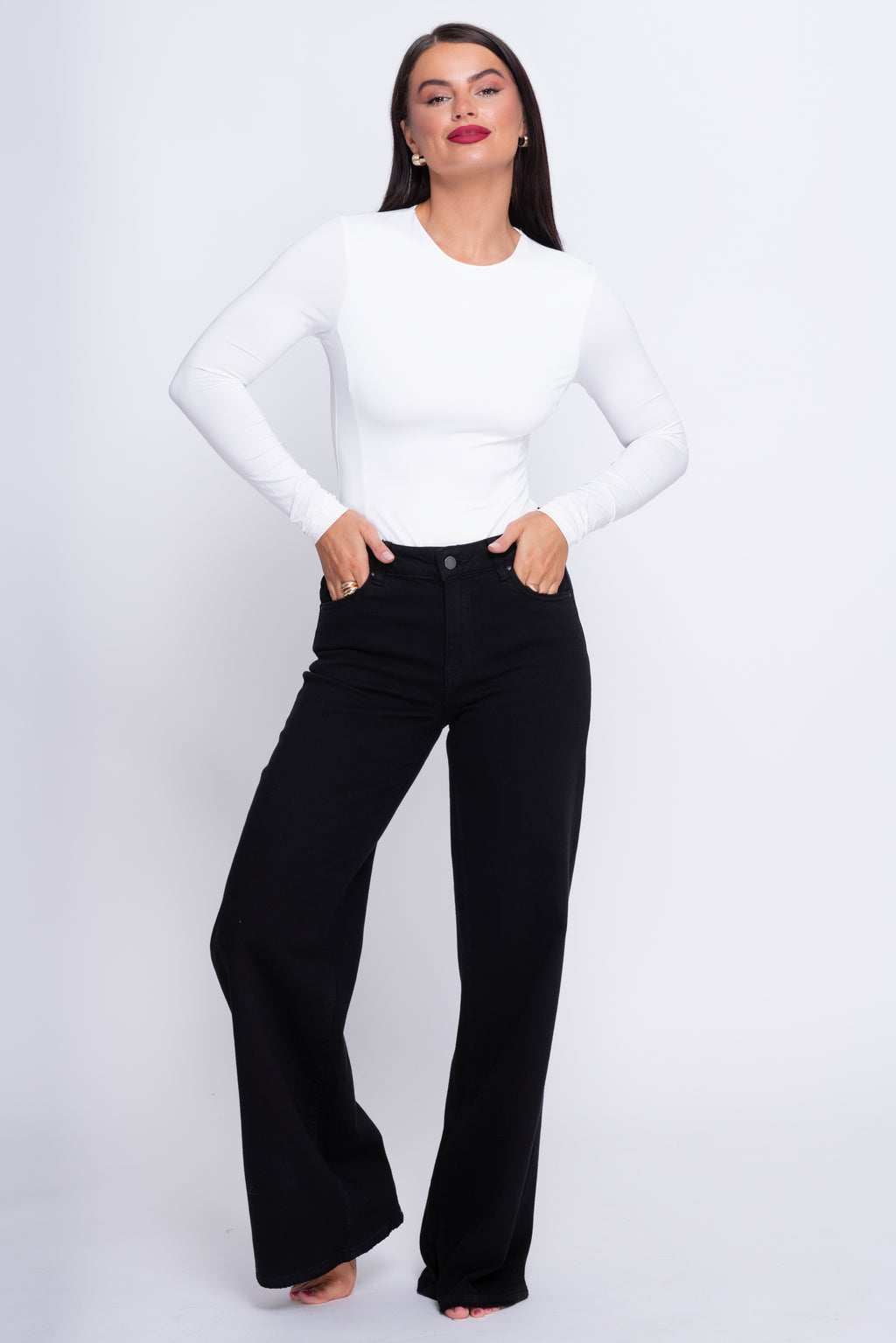 Betty White Long Sleeved Body Suit