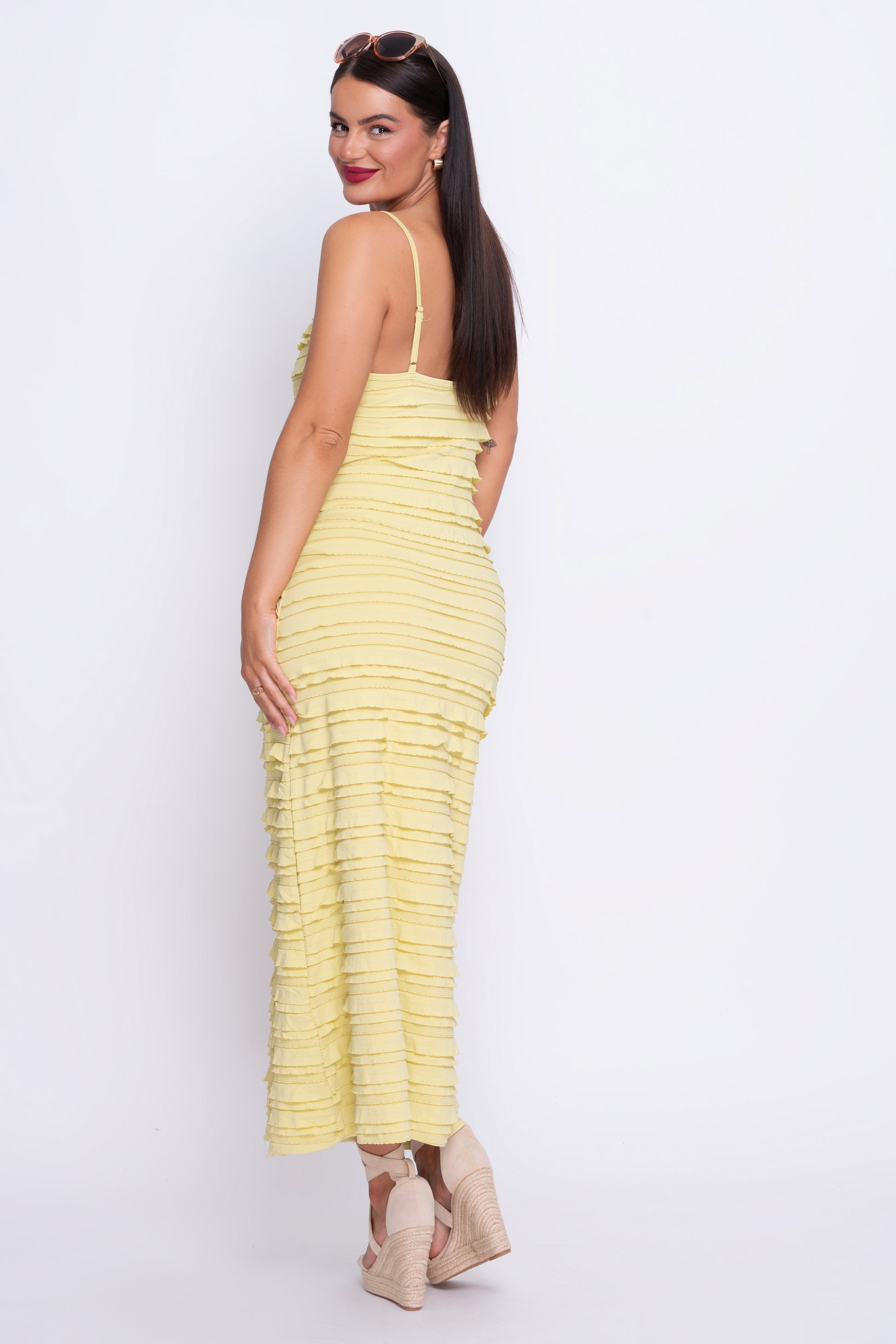 Verte de Terre stretch midi dress
