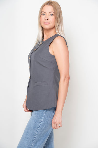 Blair Grey Tailored Waistcoat