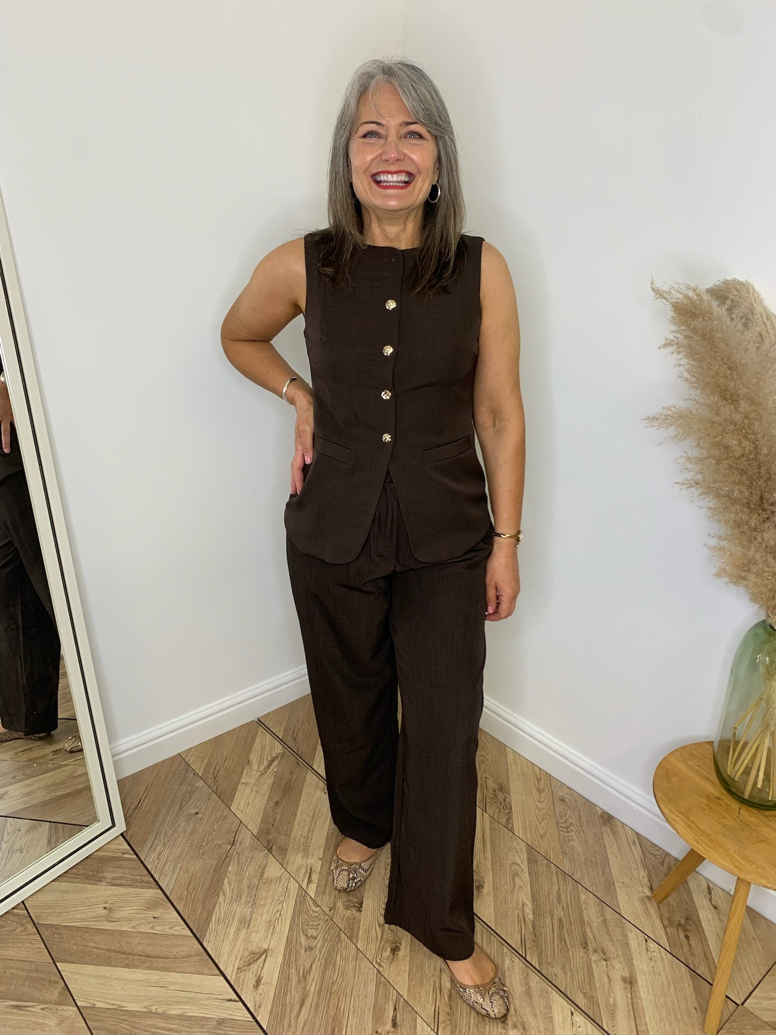 Sam Brown Tailored Waistcoat And Trouser Suit